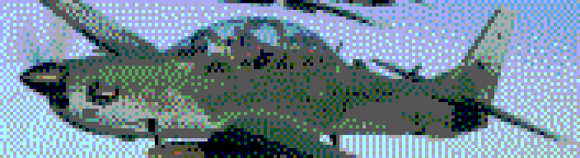 Digitized title-screen picture of the plane